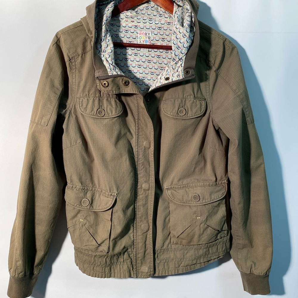 Roxy - Canvas light weight jacket. Size L
